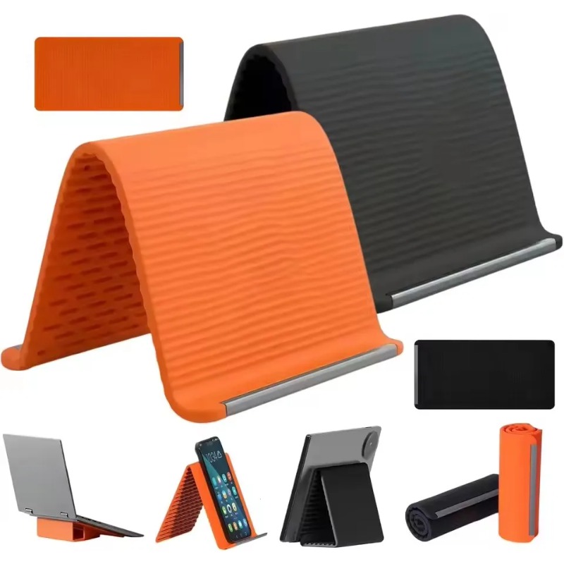 Tablet Stand Accessories - Soporte de silicona plegable y flexible