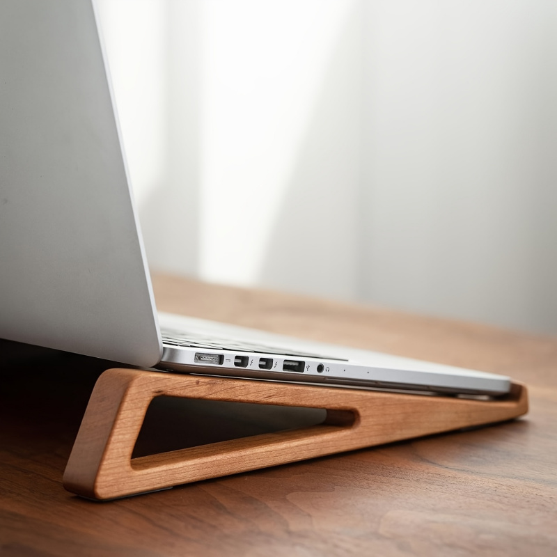 Cooling Stand Tablet - Soporte Plegable de Madera para Portátil