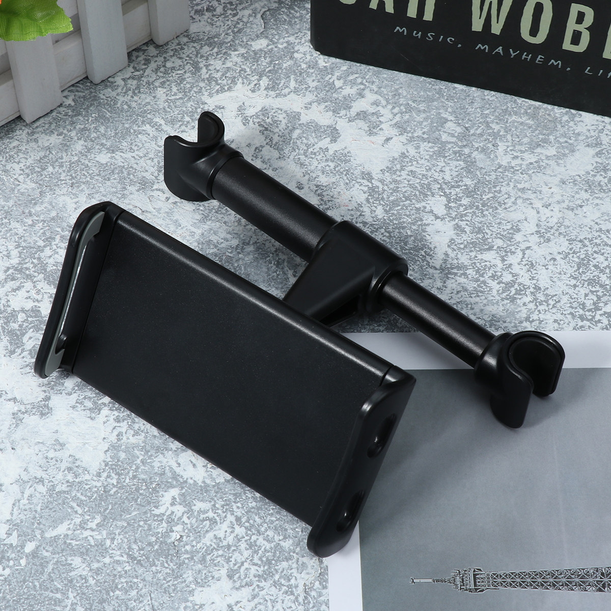 Tablet Car Mount - Soporte ajustable para tabletas y teléfonos,