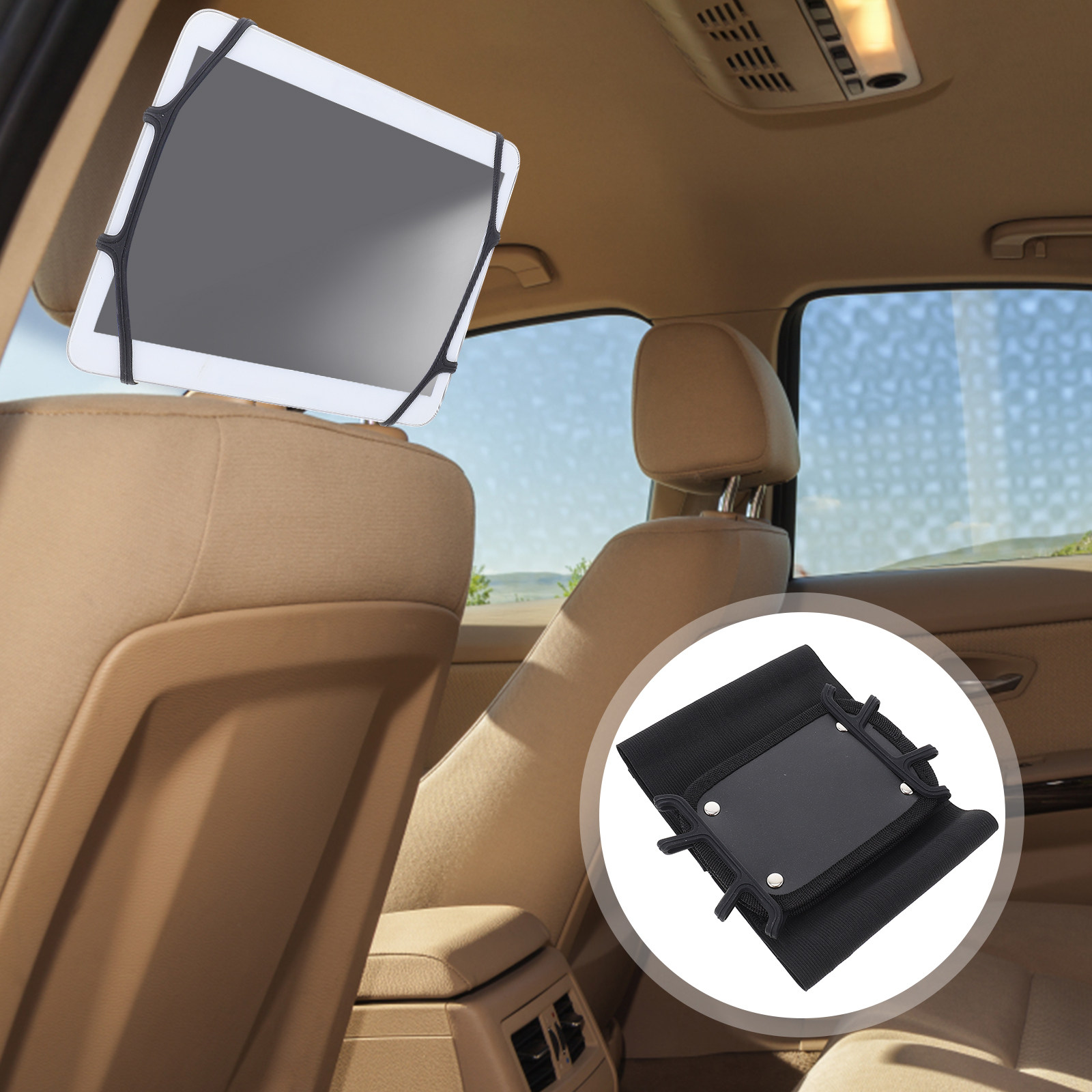 Tablet Car Mount - Soporte ajustable y retráctil universal para