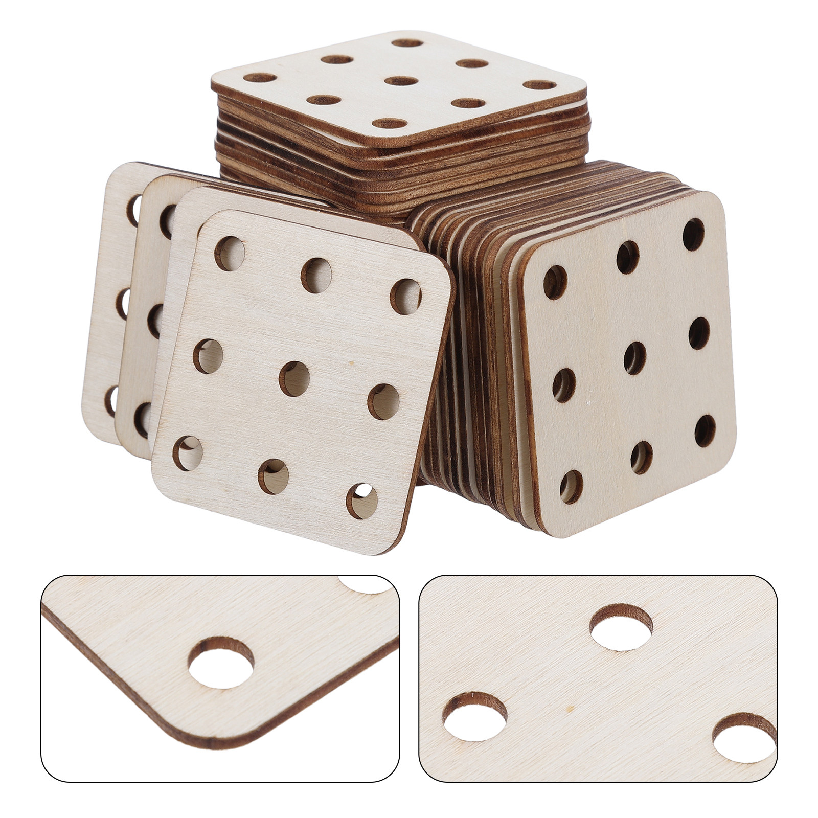 48 piezas de tarjetas de mader - Tablet Weaving Accessories reseña y precio