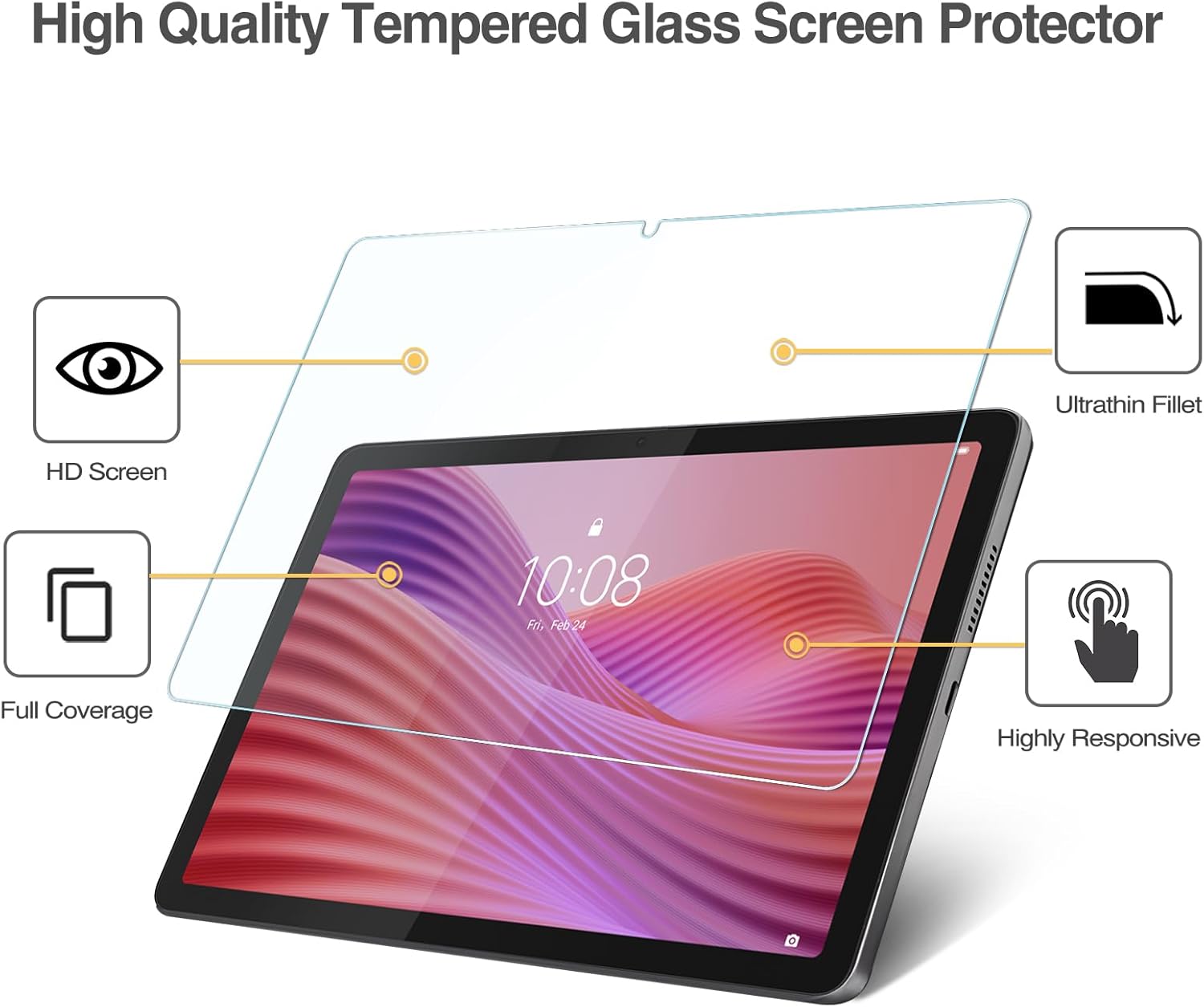 1 protector de pantalla de vid - Teclast Tablet Accessories reseña y precio