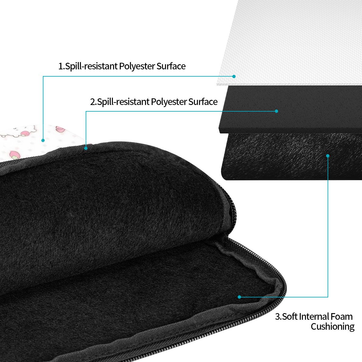 Funda para portátil de 12, 13, - Tablet Sleeves & Cases Ipad Accessories reseña y precio