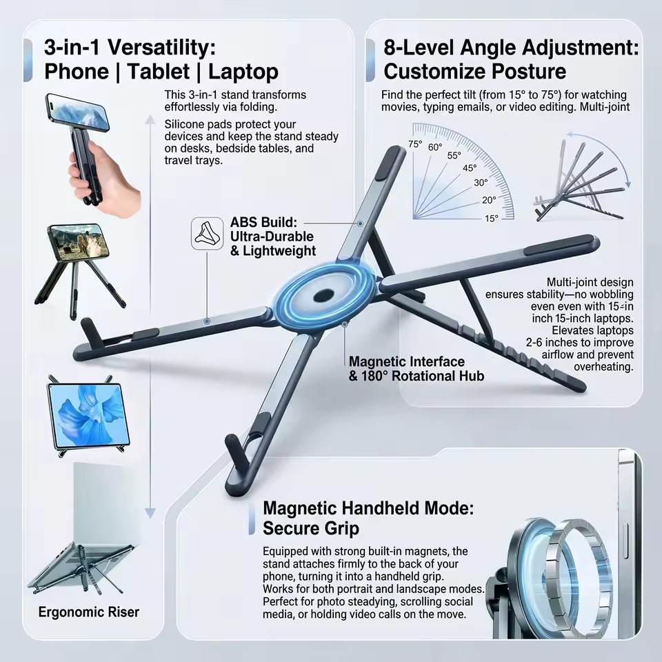Soporte Magnético Portátil par - Tablet Stand Accessories reseña y precio