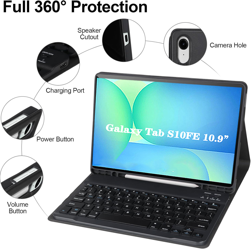 Funda para Samsung Galaxy Tab  - Samsung Tablet S10 Accessories reseña y precio