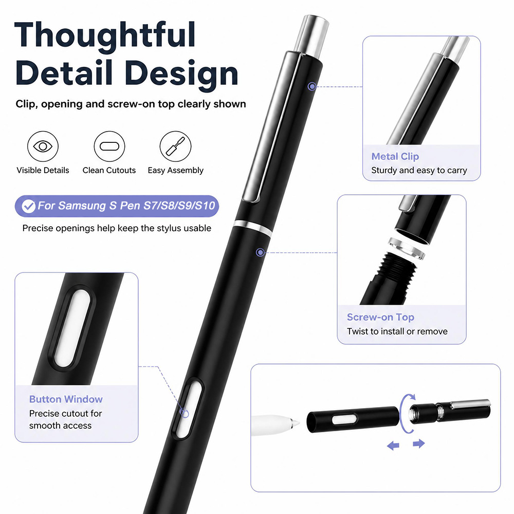 Nuevo Estuche para Lápiz S Pen - Samsung Tablet S10 Accessories reseña y precio