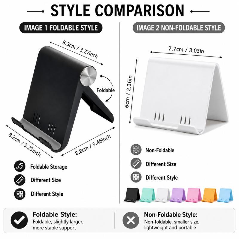 Soporte plegable para teléfono - Tablet Stand Accessories reseña y precio