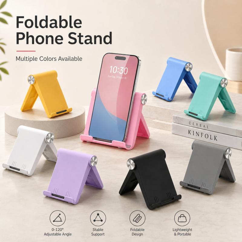 Soporte plegable para teléfono - Tablet Stand Accessories reseña y precio