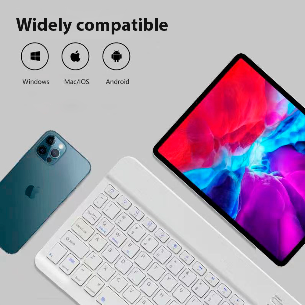 Teclado inalámbrico Bluetooth  - Tablet Accessories Keyboard reseña y precio